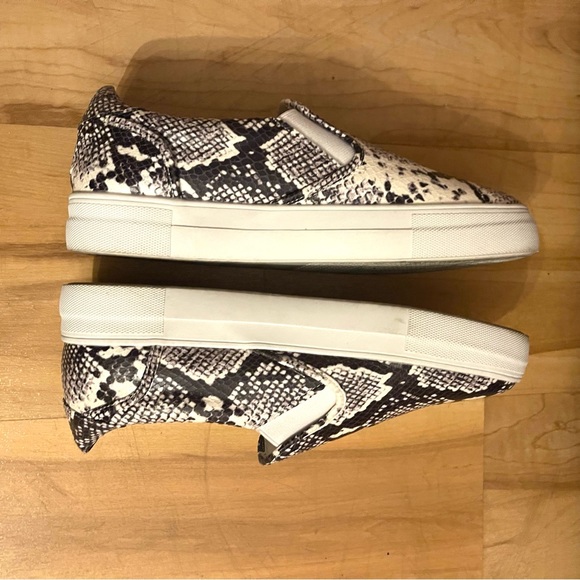 Platform snakeskin sneakers Size 11 JustFab Slip on Eloise - Picture 10 of 12